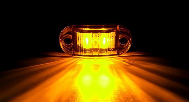 Nilight 2.5 Inch Oval Amber LED Side Marker Light Set (10 Pcs) for Trailers, Trucks, Led Trailer Lights, Truck Lights