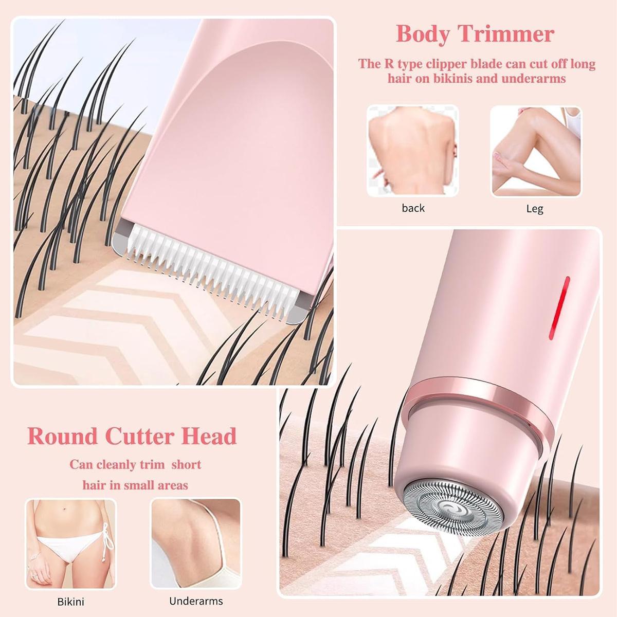 Womens Shaver, Dual Head Shaver Women, Electric 2 in 1 Lady Razor,Electric Hair Trimmer for Women Dual Head Shaver,Electric Bikini Trimmer for Women, Hair Remover, for Facial Face Lip Chin Underarm Legs, mothersdaygift Womens Shaver, Dual Head Shaver Women, Electric 2 in 1 Lady Razor,Electric Hair Trimmer for Women Dual Head Shaver,Electric Bikini Trimmer for Women, Hair Remover, for Facial Face Lip Chin Underarm Legs, mothersdaygift