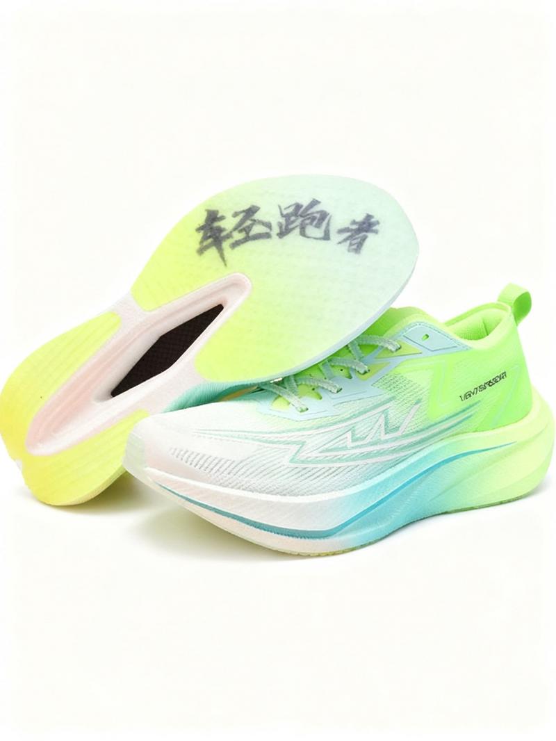 'The Breathing Speed Weapon' Internet-Famous Gradient Trainers. Flexible forefoot & stable heel power long runs & fast commutes. #LongDistance #FastCommute #BreathableRun