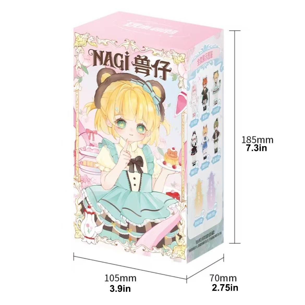 Nagi Beast Boy Blind Box Figure, Mjd Collectible Doll, Cute Animal Design, Jointed Action Figure, Full Set, Kids' Toy Gift