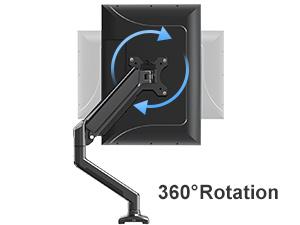 Single Monitor Desk Mount for 13''-32'' Monitors MU8013B Freelift