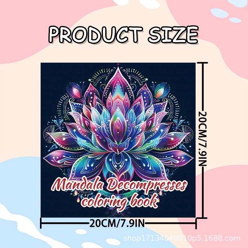 Creative Coloring Book for Teens and Adults, Unique Art Supplies, Perfect Birthday Gift for Friends, DIY Drawing Activity