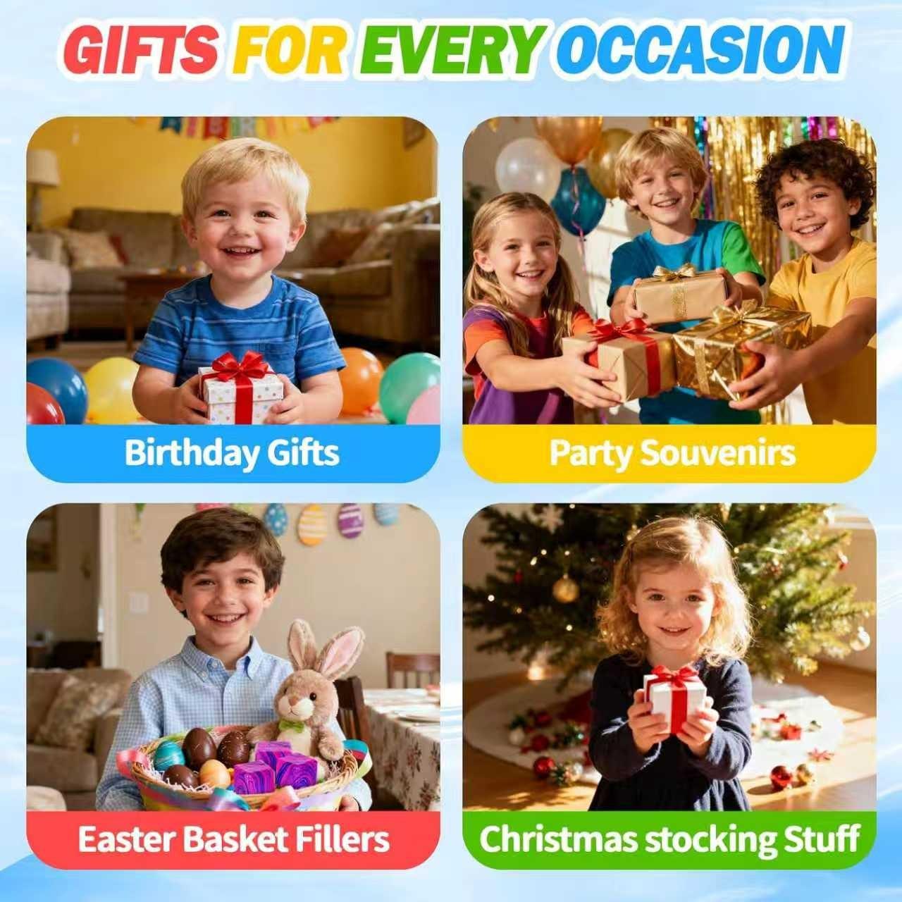 Anxiety Squishies, Fidget Cube Stress Relief, Mini Squishy Stress Cube, Ice Squishy Cube Sugar Balls, Sensory Toys for Kids with Autism, for Classroom Prize, Novel Design Colorful