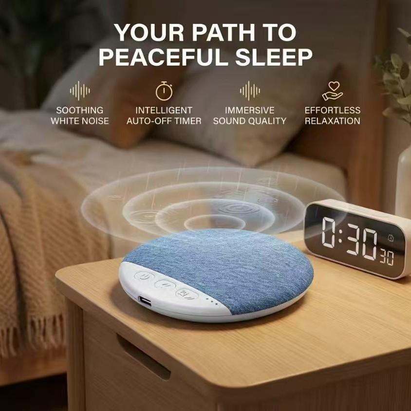 2026 Ultra-Thin Pillow Bluetooth-compatible Speaker, Silent Sleep Aid, Wireless Portable Rechargeable, Noise Therapy, for Adults and Babies