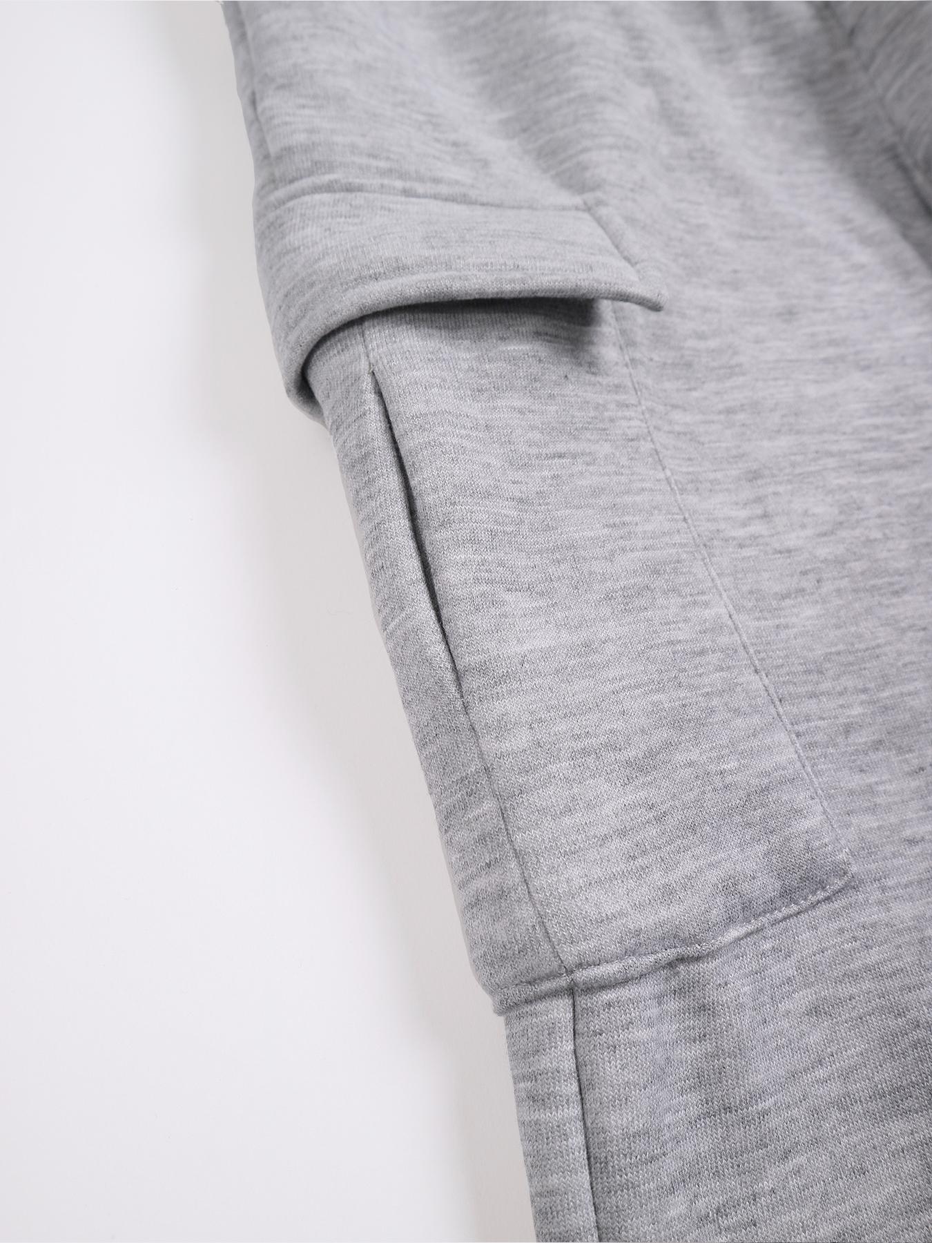 Women's Autumn Winter Fleece-Lined Side Pocket Sweatpants, Loose Fit Casual Fashion Straight Leg Long Pants for Daily Wear