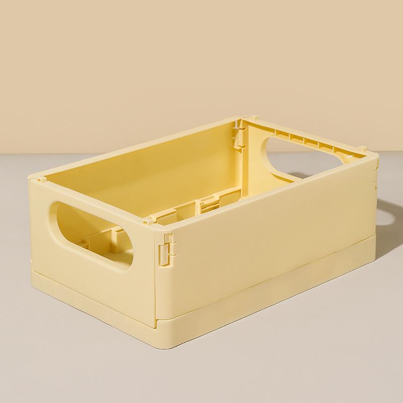 2pc Multifunctional Foldable Storage Box, Office Supplies Jewelry & Cosmetic Organizer, Durable PP Material, Ideal for Home & Travel Use