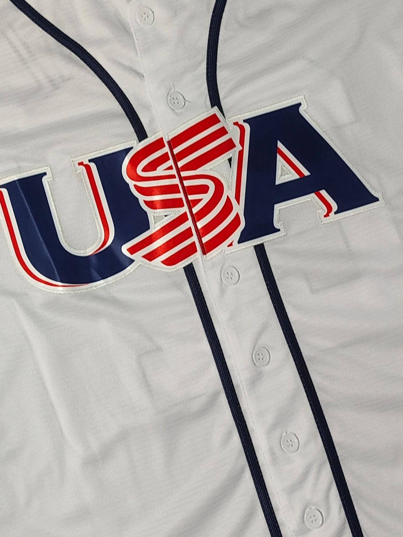 Baseball Jersey World Series Usa Number 99 Embroidered, Casual Loose-Fit Quick-Dry Sports Shirt, Outdoor Activity Apparel