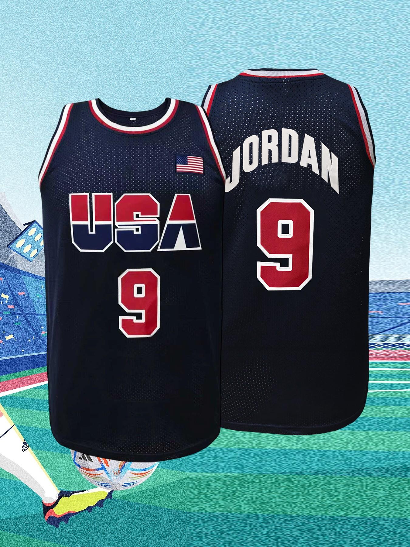 Iconic 90s USA #12 Stockton Retro Basketball Jersey | Embroidered Mesh Classic Sports Jersey