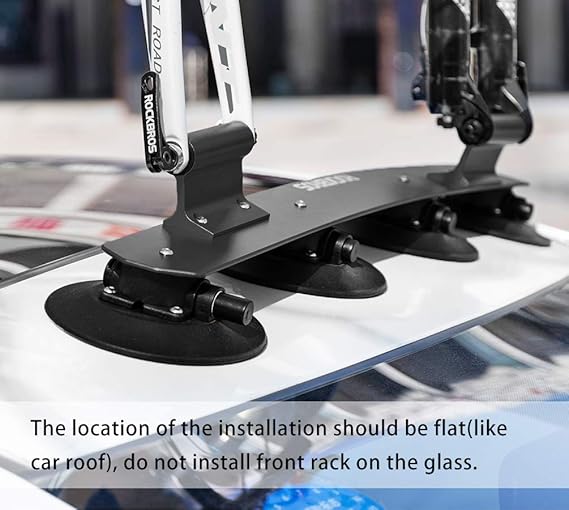 ROCKBROS Sucker Bike Rack for Car Roof Suction Cup Bicycle Carrier ...