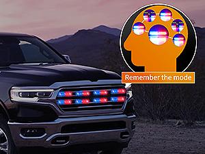 Nilight 8PCS Led Strobe Lights 12LED Red Blue  Light 12V 24V Surface Mount Flashing Warning Hazard Beacon Lights Ultra Slim Sync Feature Mini Grille for Cars Trucks Off Road Vehicles SUV  dealsforyoudays