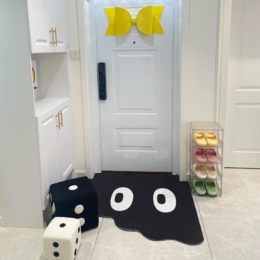 Doormat, Personalized Eye Pattern Rug, Creative Entrance Mat, Fun Floor Mat, Playful Rug, Decorative Rugs, Easy Maintenance Rug, Soft wear-resistant Indoor Rug, Suitable for leisure areas such as bedrooms, The best gift for personalized home decor lovers