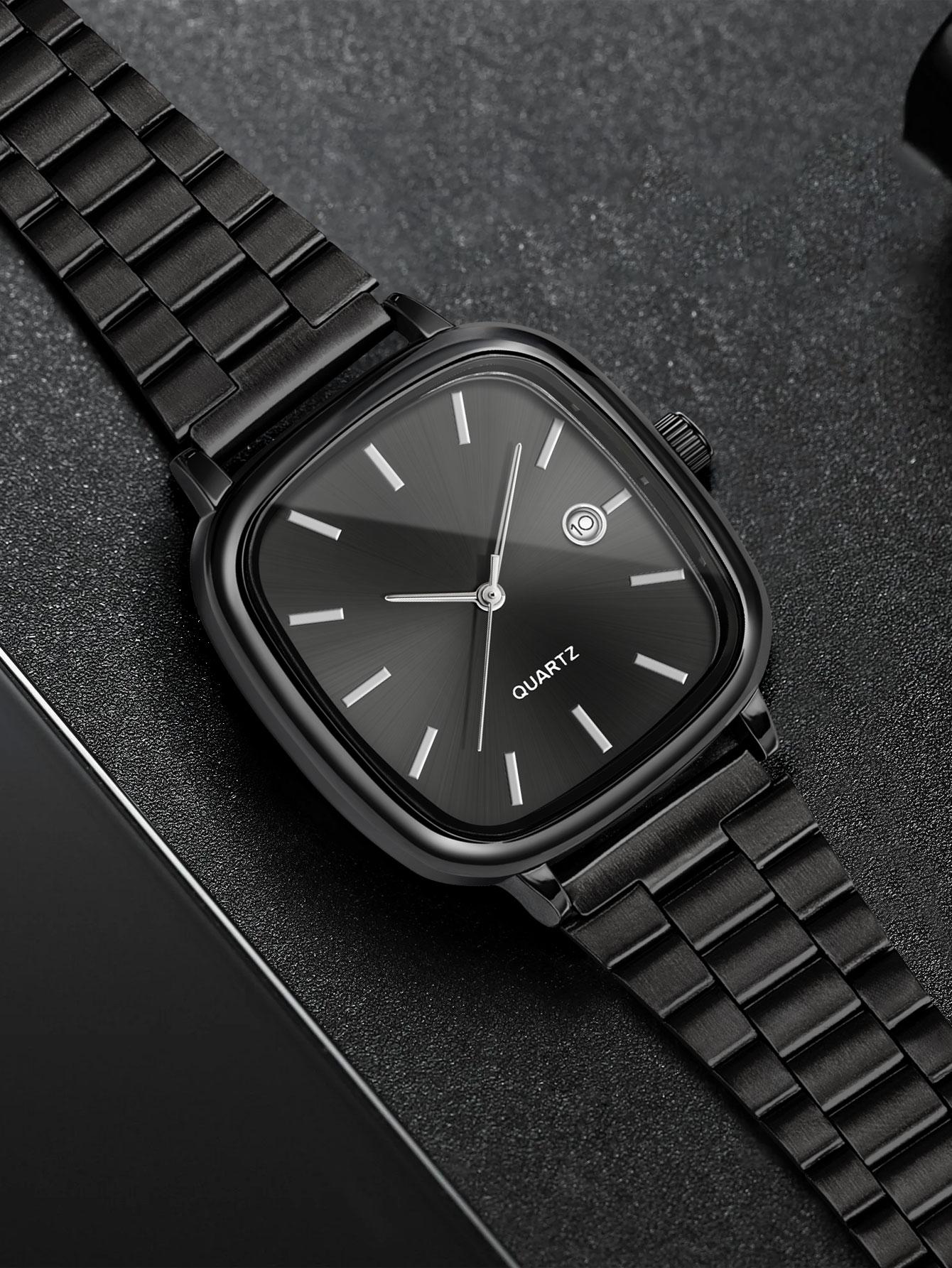Men's Fashion Quartz Watch, Edgy Elite Design, Perfect for Business & Casual Wear, Minimalist Style, Ideal Premium Gift