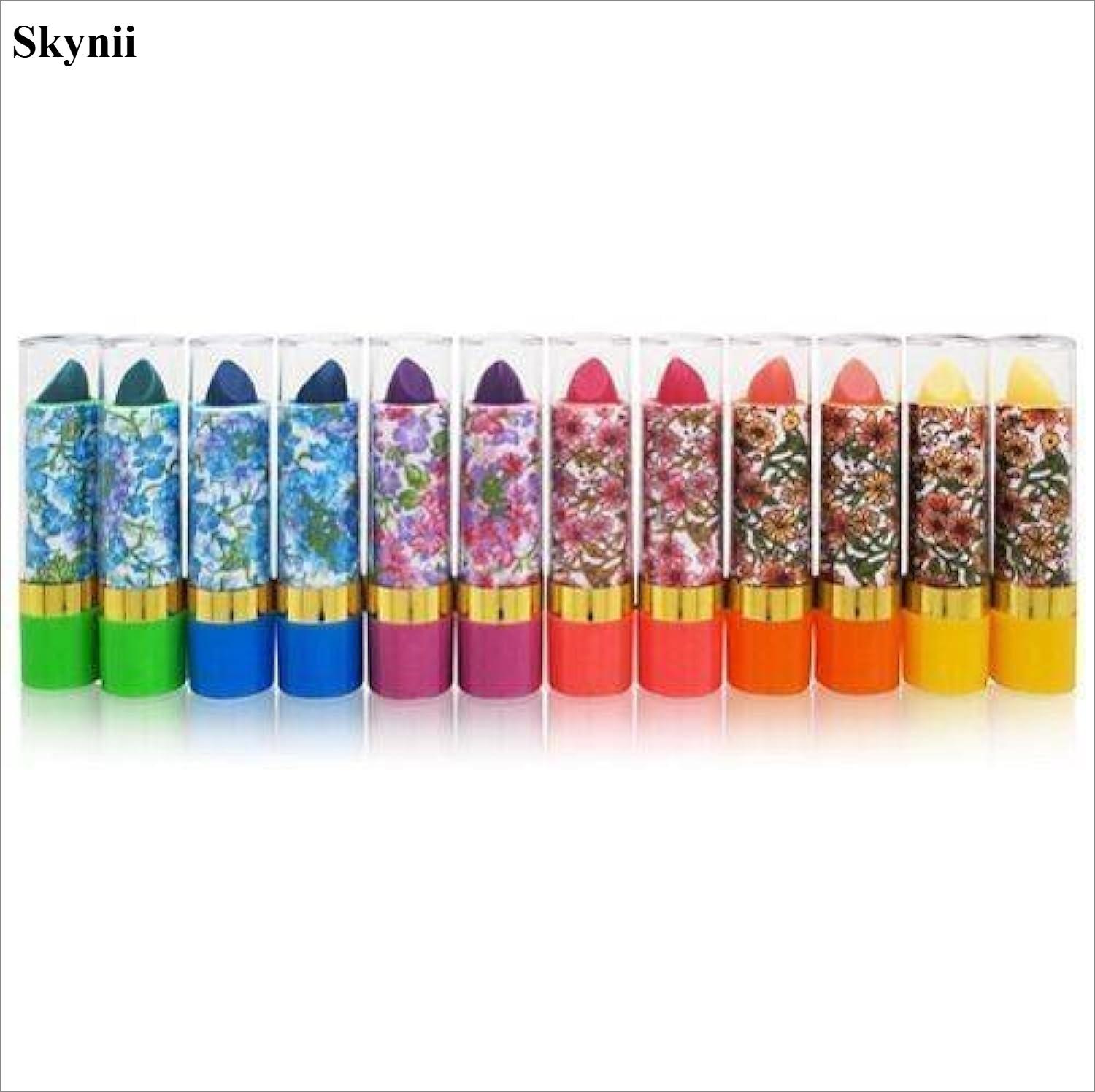 Skynii Princessa Aloe Mood Lipstick 1 Set 12 Assorted Lipsticks
