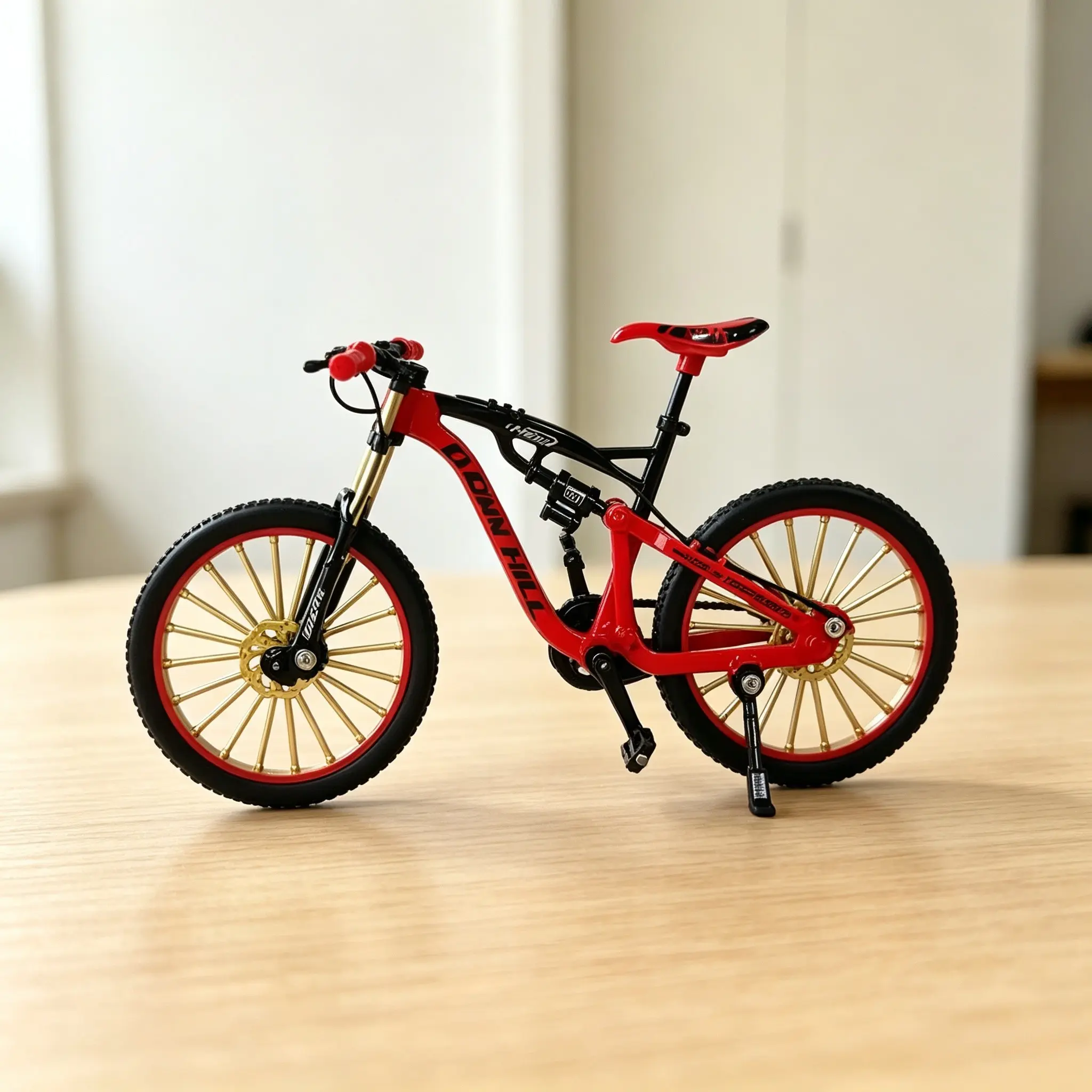 1pc Alloy Bicycle Model, Mountain Bike, Downhill Bike, Road Bike, Desktop Decor, Collectible Mini Bike, Office and Home Decoration, Miniature Models