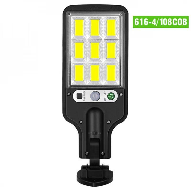 Solar-powered lighting outdoor garden lamp, motion-sensing road lamp, household integrated wall lamp, rechargeable lamp, street lamp