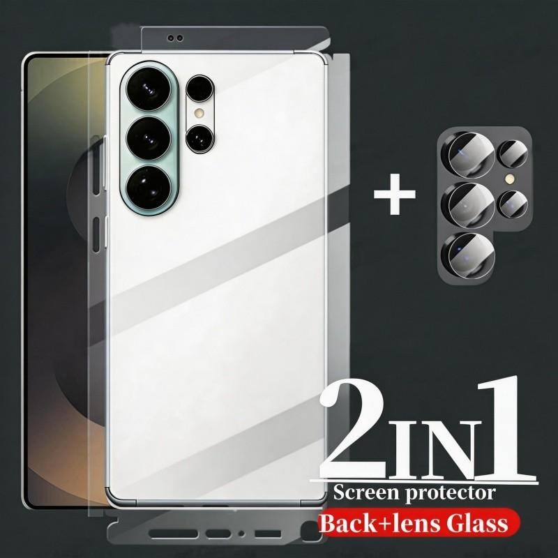Samsung Galaxy S24/s25/s26 Ultra Anti-Fingerprint Back Cover Protection Film, HD Clear Water Resistant Lens Guard for Samsung S24,s25,s26 Ultra