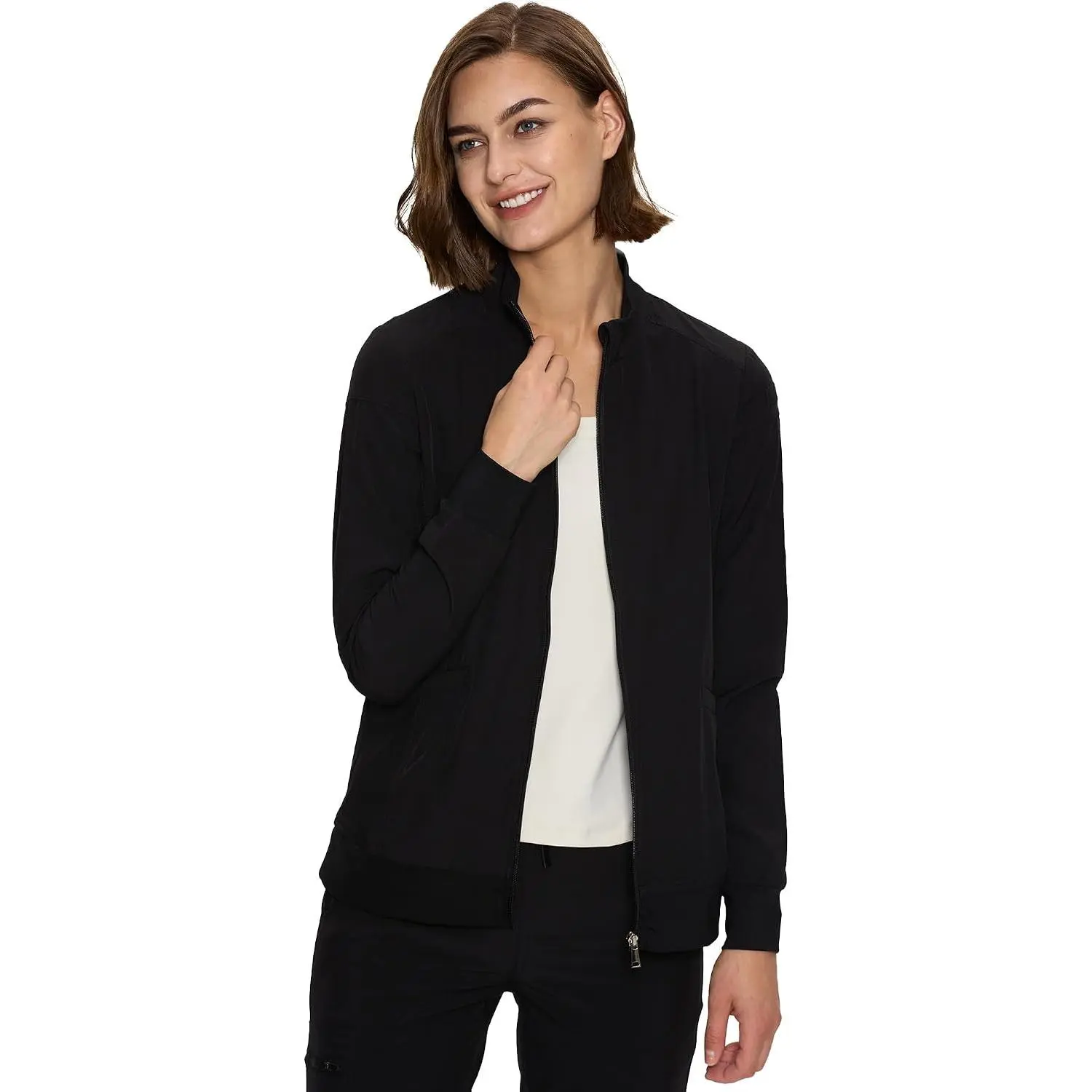 Scrub Jackets for Women, Zip Front Medical Jacket, Nurse Coats(Gift)