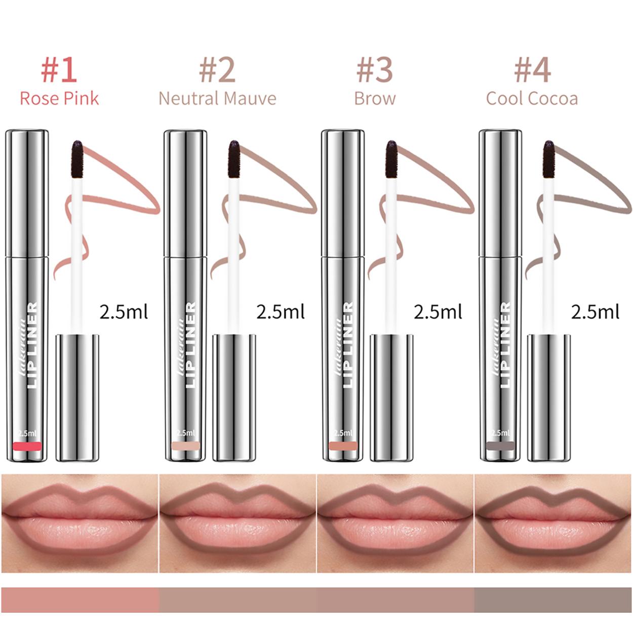 Peel Off Matte Lip Liner, 4 Counts/set Long Lasting Peel Off Lip Stain, Semi-permanent Matte Lip Stick,Women's Gifts,Mother's Day Gift Peel Off Matte Lip Liner, 4 Counts/set Long Lasting Peel Off Lip Stain, Semi-permanent Matte Lip Stick,Women's Gifts,Mother's Day Gift