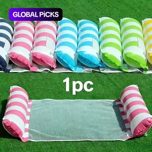 Foldable Inflatable Water Hammock Chair, Multi-Functional PVC Pool Float, Lounger, Raft, Ideal for Adults, Family Pools, Travel