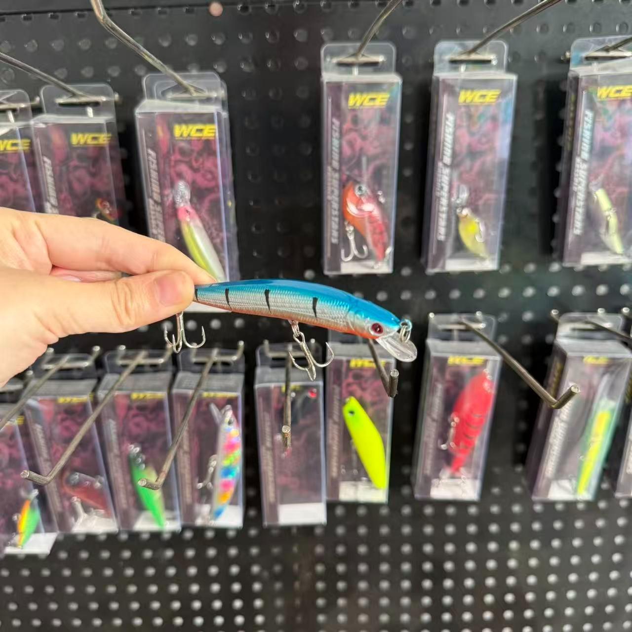 Large brand replica, popular, 1pcs, Luya bait curved belly Mino far throw water surface strap sound bead hot stamping mouth bass bait, suitable for freshwater and seawater fishing accessories fishing gear supplies