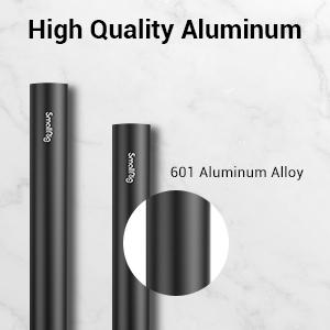 SmallRig 12 Inches (30 cm) Aluminum Alloy 15mm Rod with M12 Female Thread, Pack of 2-1053