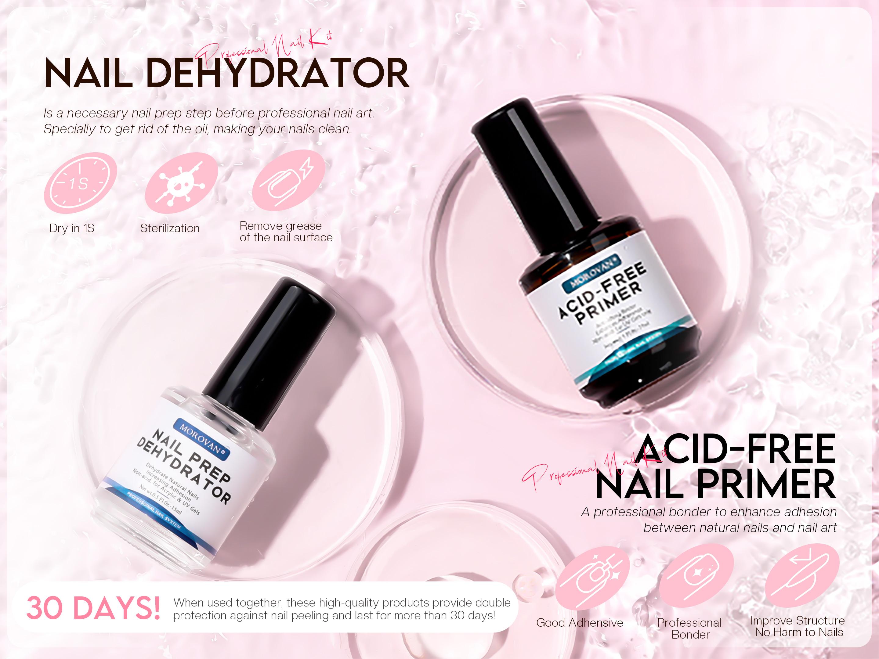 Halloween Special! Morovan Poly Gel Nail Kit – 8Colors + 48W UV Lamp, Perfect for Beginners & Pros Manicure Multicolored Gemstones