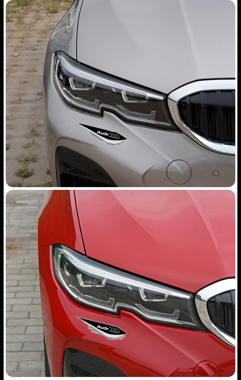 Car Body Decal Stickers Styling Emblem Accessories For Audi Q7 A8L A5 A6 A7 Q8 A4 SQ7 S4 S8 S6 S7 S5 S3 SQ5 e-tron Q5 Q3 Q6 SQ6 SQ8 Q4 SQ2 A3 TTS Q2 A8 S1 A1 Quattro