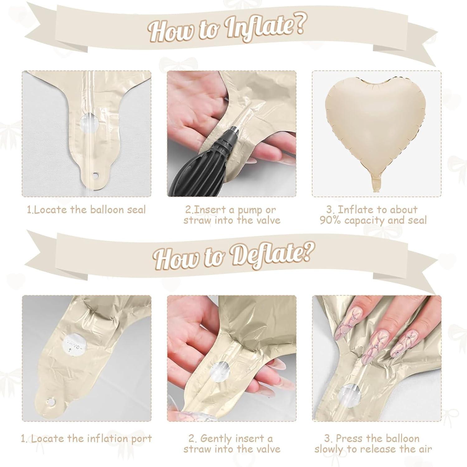 Green gold heart-shaped bow balloons, 8 18 inch heart-shaped balloons and 2 38 inch bow balloons (with 2 accessories), suitable for boys, girls, baby showers, wildlife park jungle birthdays, wedding party decorations