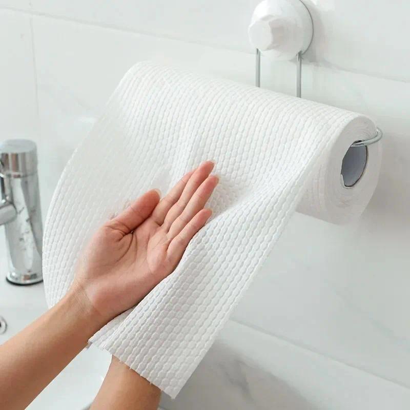 Kitchen Disposable Rags Non-Woven Reusable Cleaning Cloths Household Washing Towels Dishcloths Rag Wipes Cloth Cleaner Tools