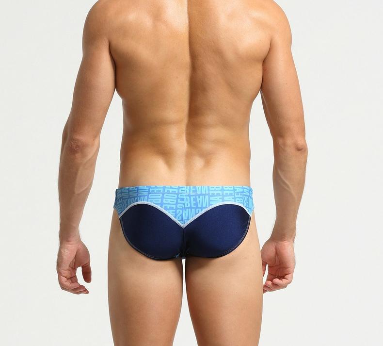 Summer New Triangle Swimming Trunks for Men Color Matching Design Comfortable Fit Swimwear with Vibrant Colors