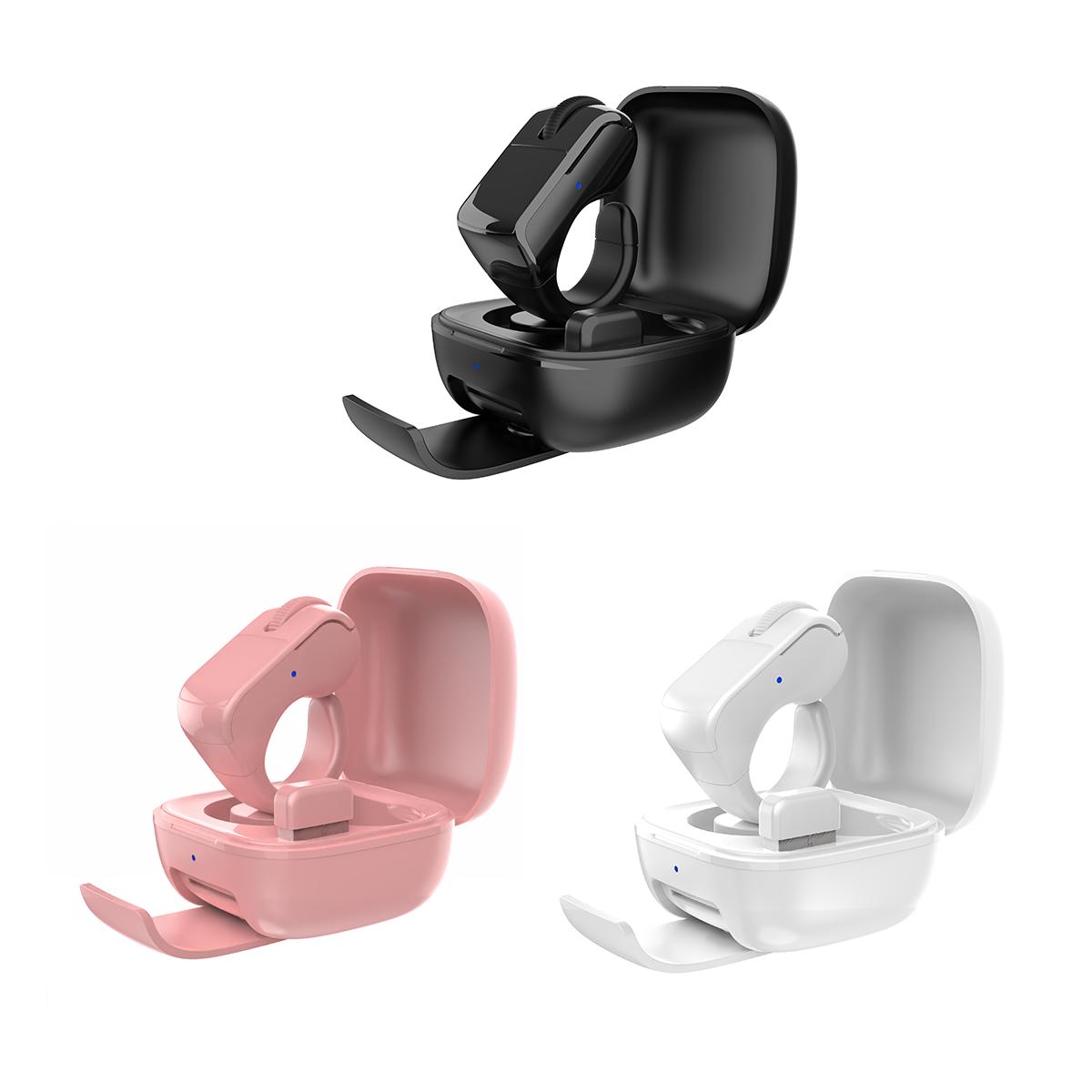 ZOZVO Remote Control Ring Mouse with Touchpad, Bluetooth/2.4G Wireless Scrolling Ring Air Mouse for Short Video, Page Turner for Kindle APP, Selfie and Video Remote For IPhone/IPad/Android/Tablet/Mac/PC/Laptop