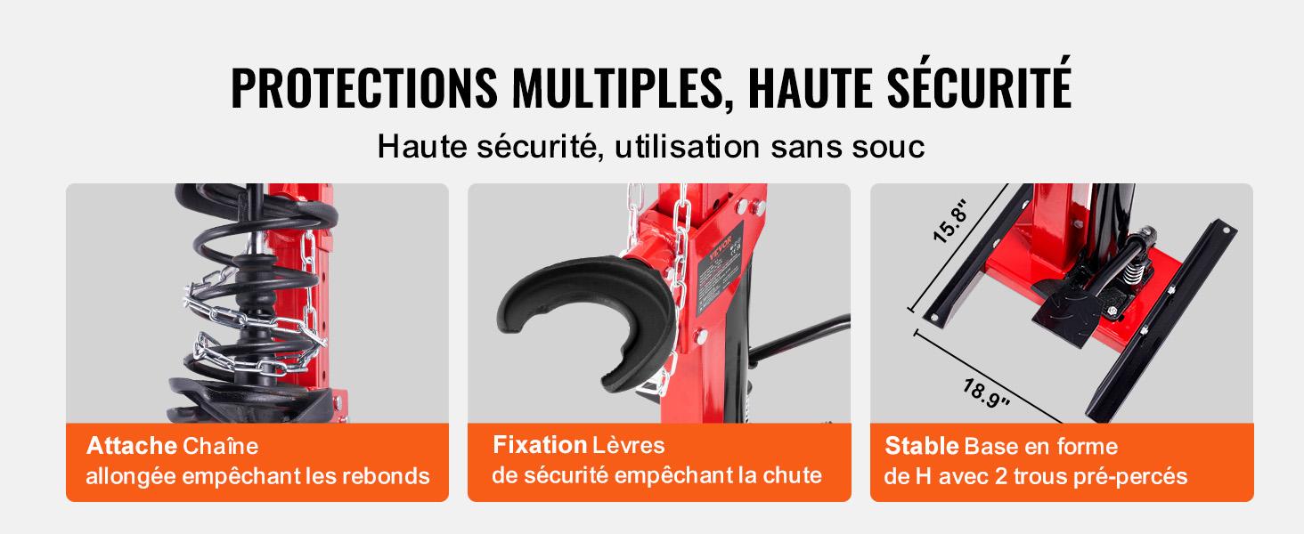 VEVOR Strut Spring Compressor, 4.5 Ton/9920 LBS Hydraulic Jack Capacity, 1 Ton Rated Compression Force, Auto Strut Coil Spring Compressor Tool, Hydraulic Spring Compressor for Strut Spring Removing VEVOR Strut Spring Compressor, 4.5 Ton/9920 LBS Hydraulic Jack Capacity, 1 Ton Rated Compression Force, Auto Strut Coil Spring Compressor Tool, Hydraulic Spring Compressor for Strut Spring Removing
