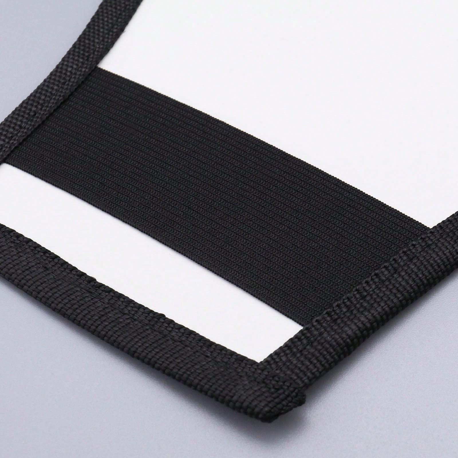 2-In-1 Silver Color & Flash Diffuser Reflector, Elastic Band Bendable, Universal Fit for Standard Camera Flashes, Photography Accessory