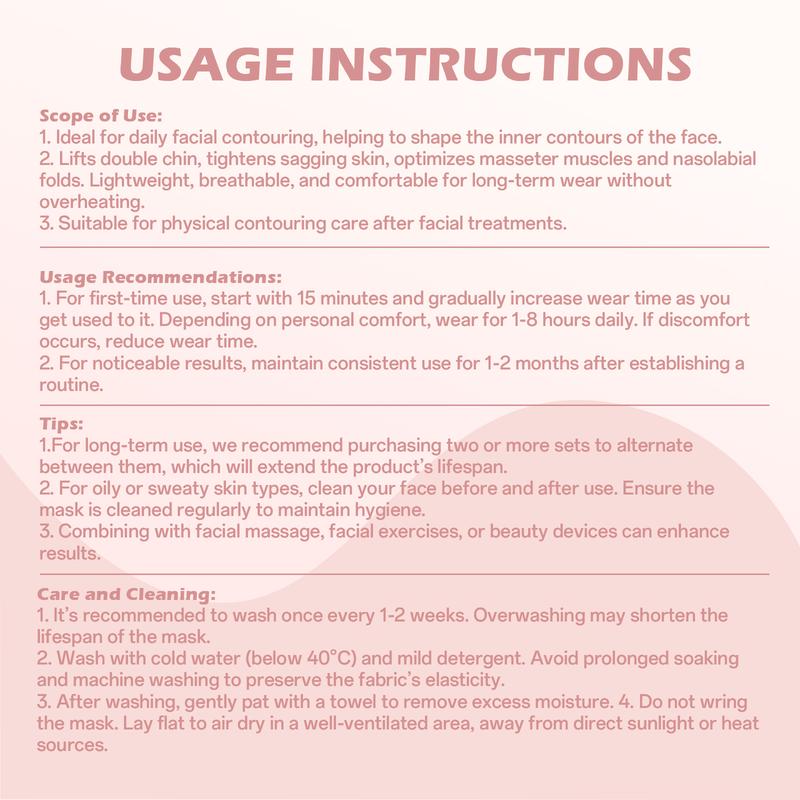 Jungshea V-Line Face Mask – Chin Up V-Shaped Jawline Tightening Mask for Women and Men, Adjustable Comfort Skin Exerciser, Perfect Christmas Gift