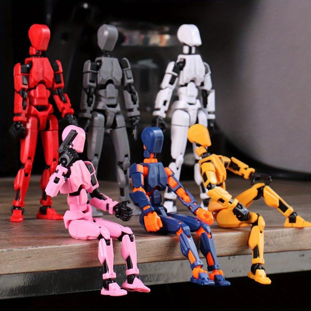 Titan Action Figure Set, Multi-Jointed Robot Model, Dynamic Pose, Detailed Design, Perfect for Collection and Desktop Decoration
