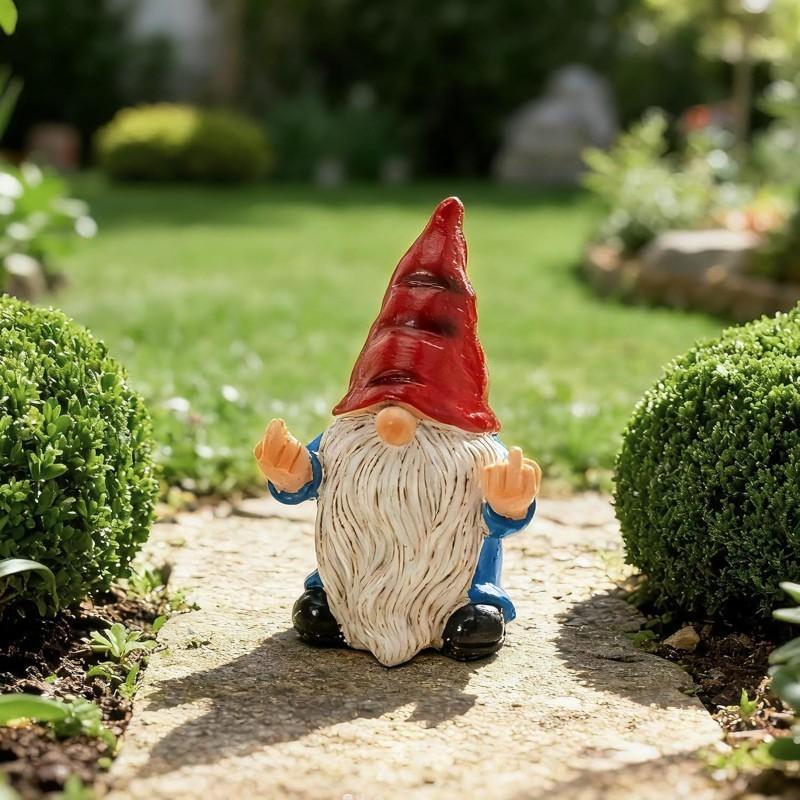 Outdoor Garden Lawn Decoration, Resin Craft Fun Ornament, Home Garden Landscape Small Figurine, Unique Yard Decor Accessory