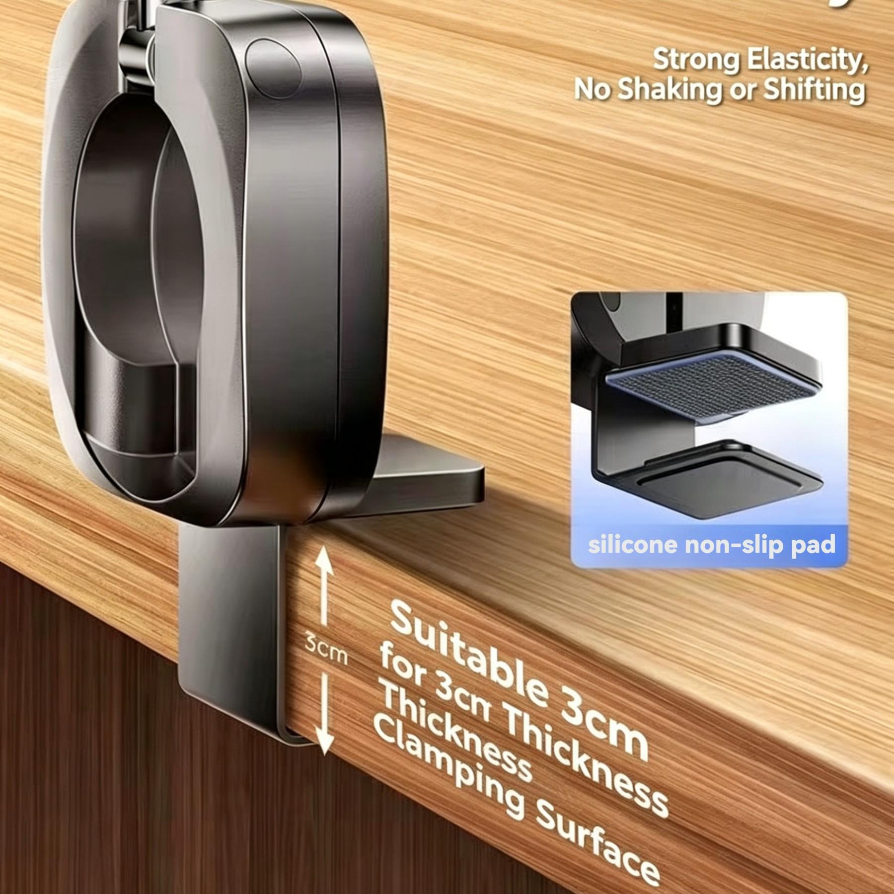Multi-Functional Magnetic Phone Stand, 360° Rotatable Foldable Phone Holder, Adjustable Portable Travel Desk Mount, Lazy Person Phone Stand
