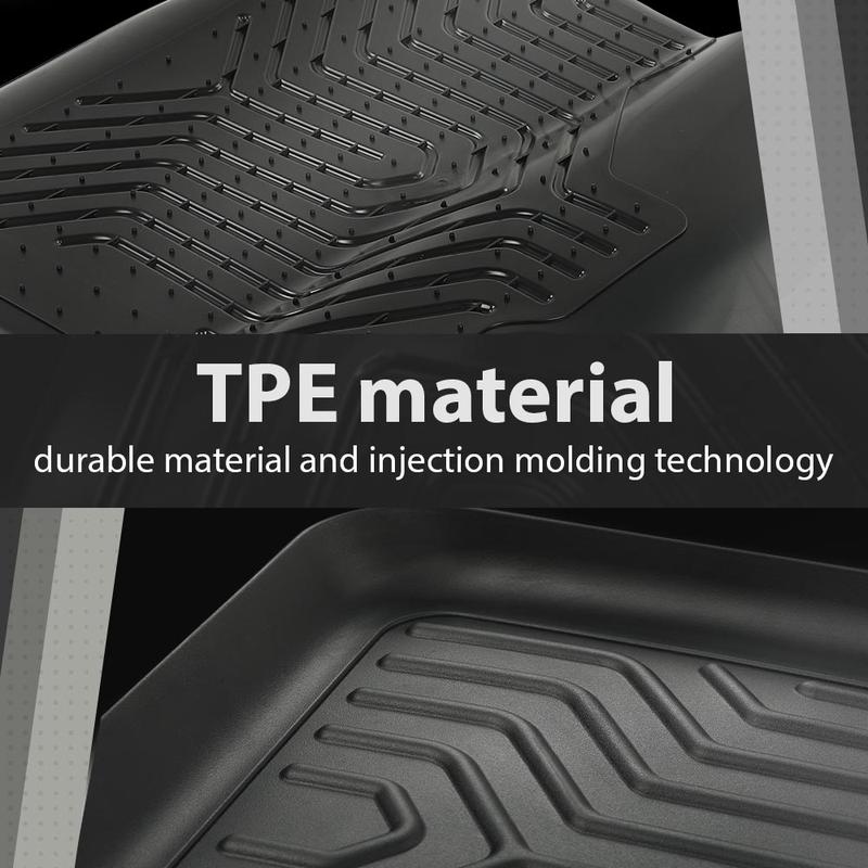 G-PLUS Fit For Tesla Model 3 & Model Y 2017-2025 All-Weather Rubber Liners Floor Mats,New Waterproof Heavy Duty Car Mats,3 Piece Trim to Fit Floor Mats Fit for Model 3,Model Y,Model S G-PLUS Fit For Tesla Model 3 & Model Y 2017-2025 All-Weather Rubber Liners Floor Mats,New Waterproof Heavy Duty Car Mats,3 Piece Trim to Fit Floor Mats Fit for Model 3,Model Y,Model S