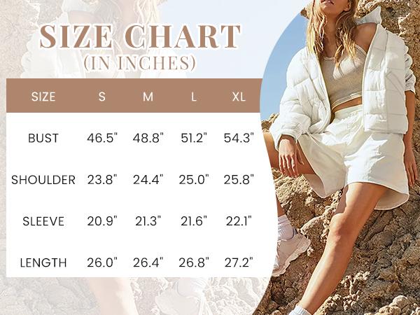 Yeokou Womens Quilted Puffer Jackets Lightweight Zipper Short Winter Coat with Pockets