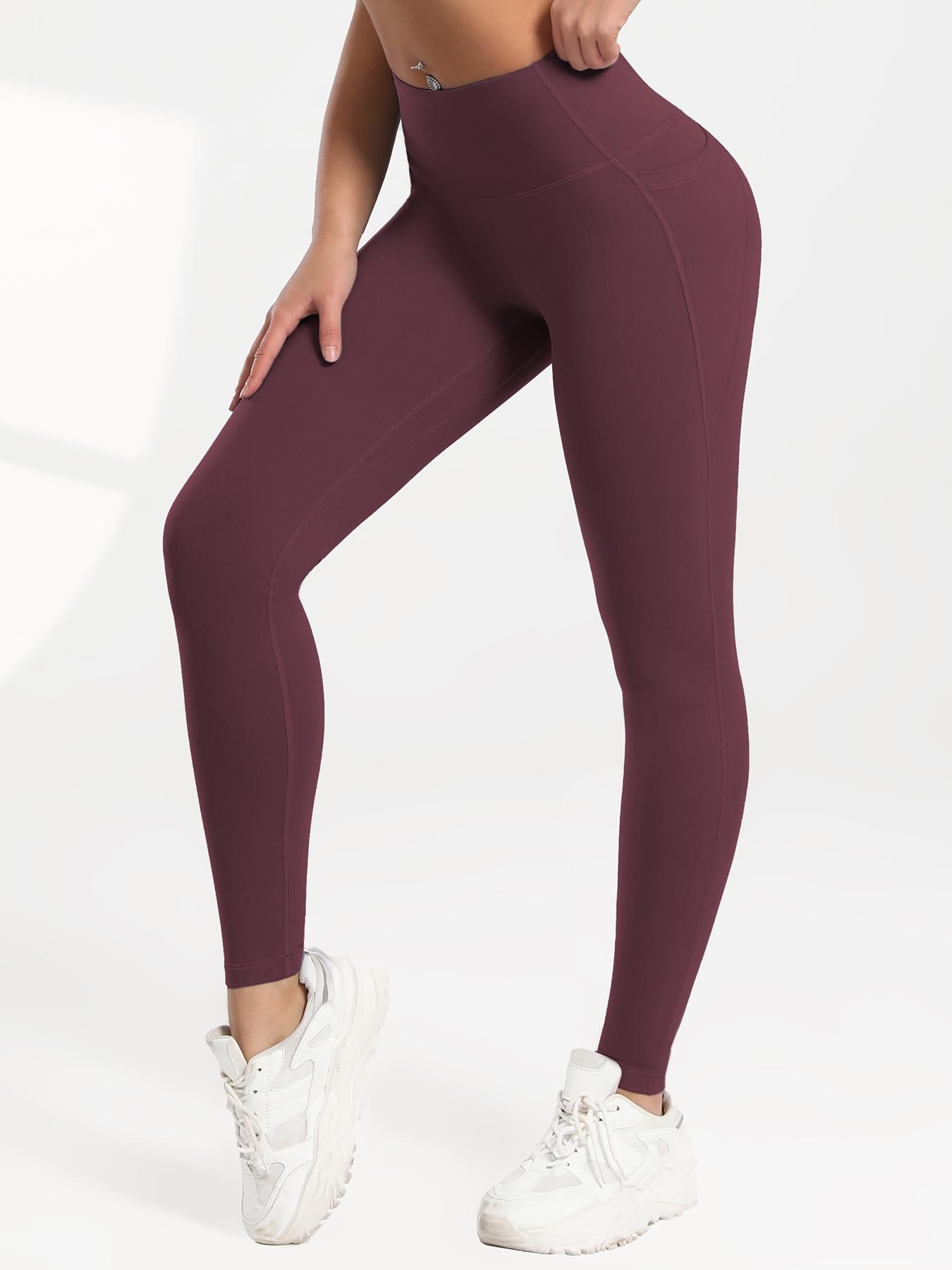 CHRLEISURE 3/5/7/8PCS High Waisted Pockets Leggings Soft Buttery Leggings  Workout Yoga Pants Workout Set For Women runner gym