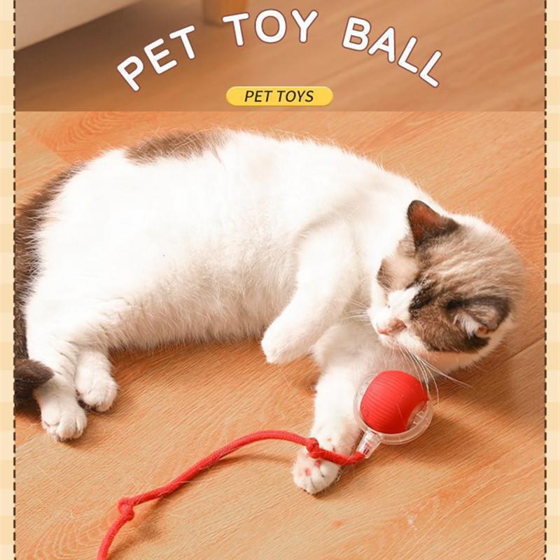 Automatic Cat Toy Ball Self-Entertainment Smart Interactive Kitten Wand, Energy Consuming Electric Dog Ball, Automatic Rolling Ball, Fun Pet Toys for Cats and Dogs Automatic Cat Toy Ball Self-Entertainment Smart Interactive Kitten Wand, Energy Consuming Electric Dog Ball, Automatic Rolling Ball, Fun Pet Toys for Cats and Dogs
