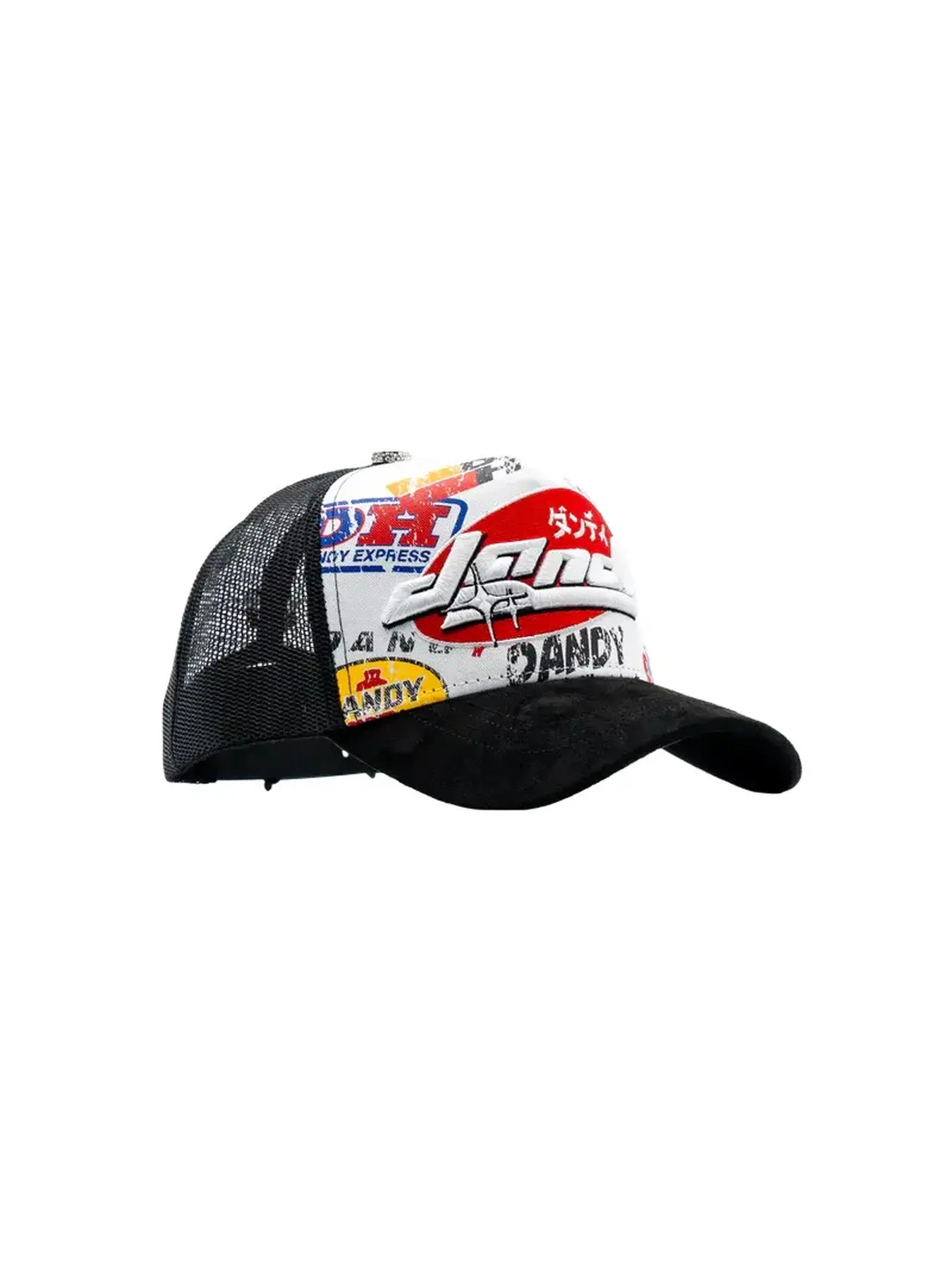 Daily selection: "D-SPEC" limited edition 11th anniversary commemorative cap, Japanese JDM racing style, embroidered mesh cap, black suede.