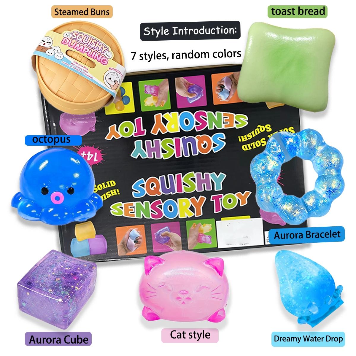 7pcs/set - Various styles of malt sugar blind box series, Squishy series, Squishable sensory play, pressure resistant, slow rebound kneading, suitable for home, school, parties and events, suitable for giving to family and friends 7pcs/set - Various styles of malt sugar blind box series, Squishy series, Squishable sensory play, pressure resistant, slow rebound kneading, suitable for home, school, parties and events, suitable for giving to family and friends