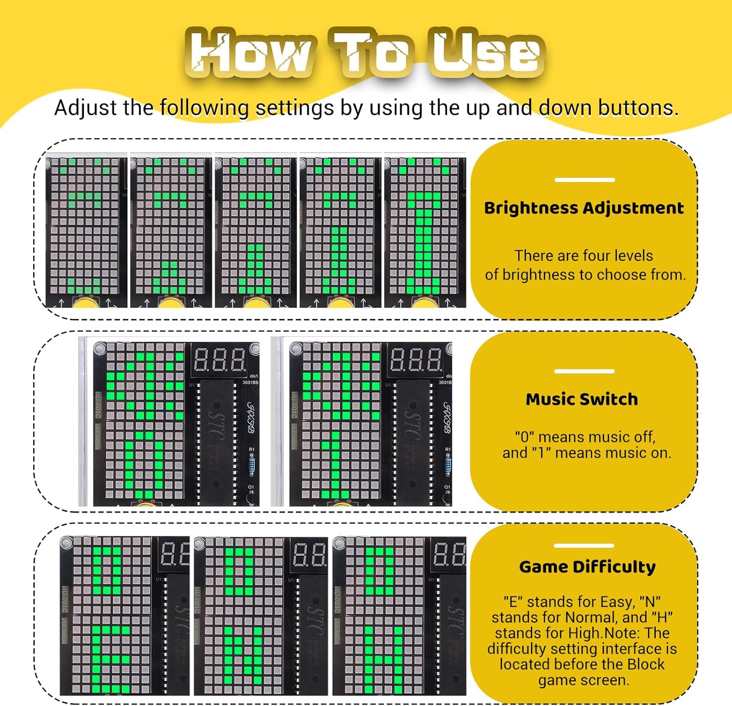 DIY Electronic Soldering Kit, Multi-Function 7-in-1 Hands-On Electronics STEM Kit, Soldering Practice for Students