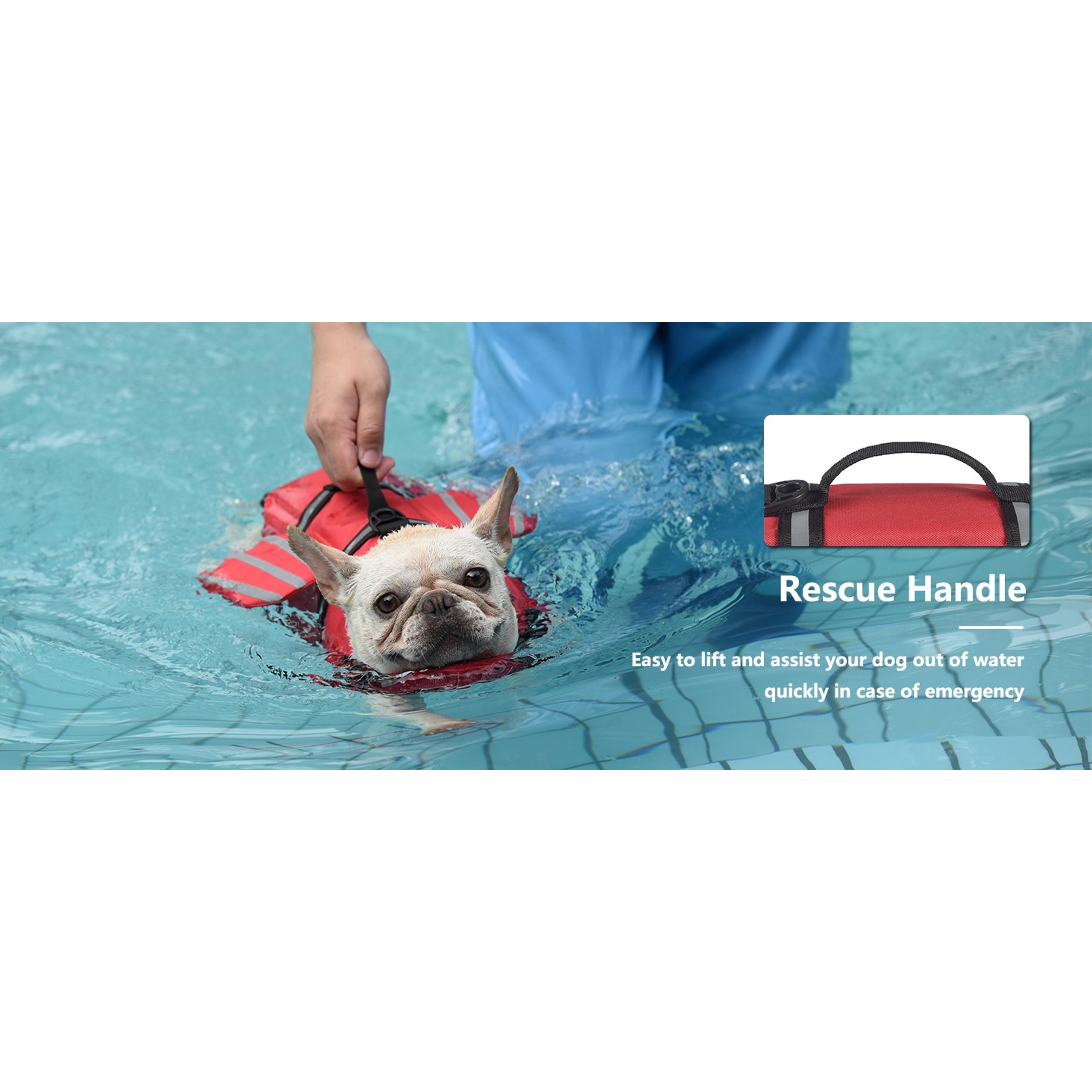Dog Life Jacket, Cute Wings Adjustable Dog Life Vest with Chin Float and Handle for Swimming Boating Reflective High Buoyancy Swim Float Vest for Small Medium Large Dogs (Pink, M) Dog Life Jacket, Cute Wings Adjustable Dog Life Vest with Chin Float and Handle for Swimming Boating Reflective High Buoyancy Swim Float Vest for Small Medium Large Dogs (Pink, M)