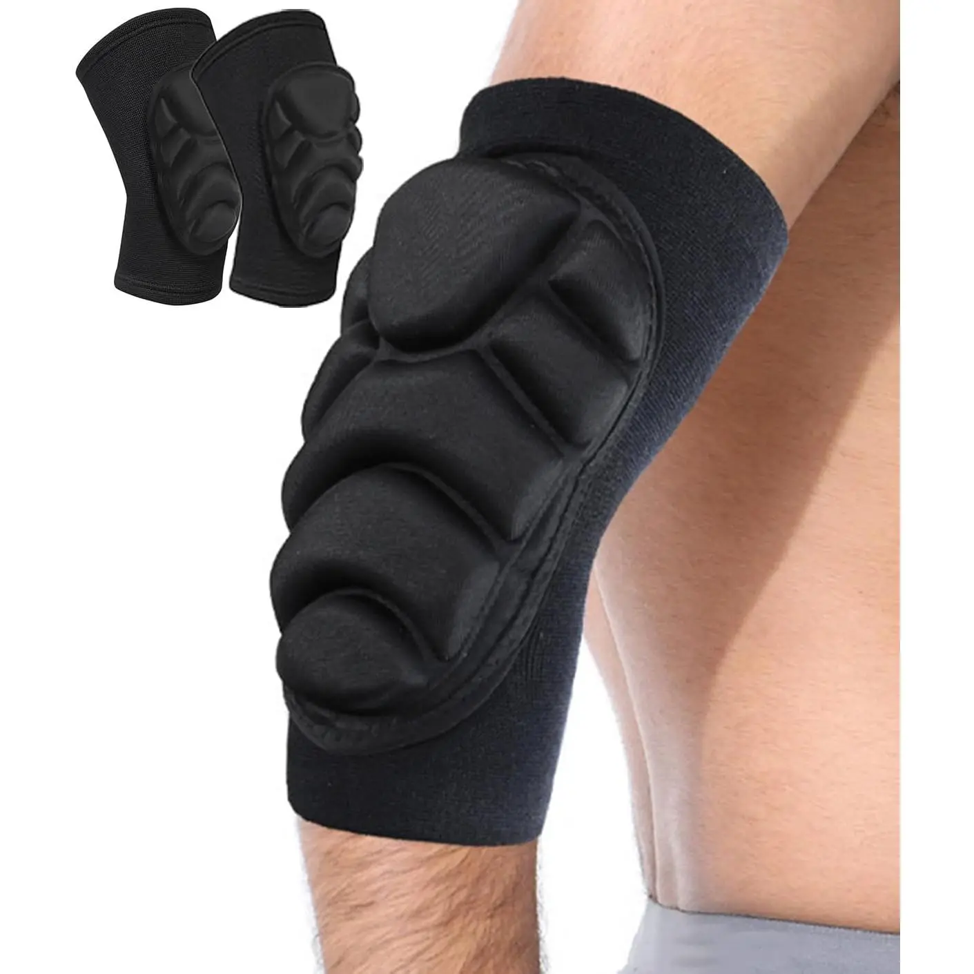 2 Pack Elbow Pads Volleyball Elbow Guard Baseball, Skate Pads Skateboard Pads Mountain Bike Pads, Soft Padded Elbow Sleeve for Volleyball Baseball Biking Roller Skating