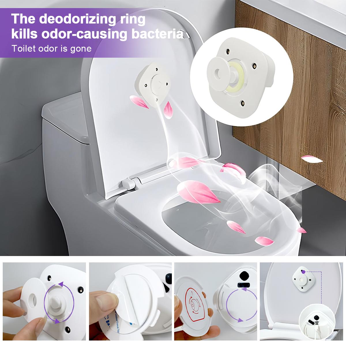 Toilet Aromatherapy lamp, Ultraviolet lamp, Bathroom Aromatherapy kit, Household toilet cleaning accessories, Bathroom cleaning summer essentials Odor Fresh Antibacterial Toilet Aromatherapy lamp, Ultraviolet lamp, Bathroom Aromatherapy kit, Household toilet cleaning accessories, Bathroom cleaning summer essentials Odor Fresh Antibacterial