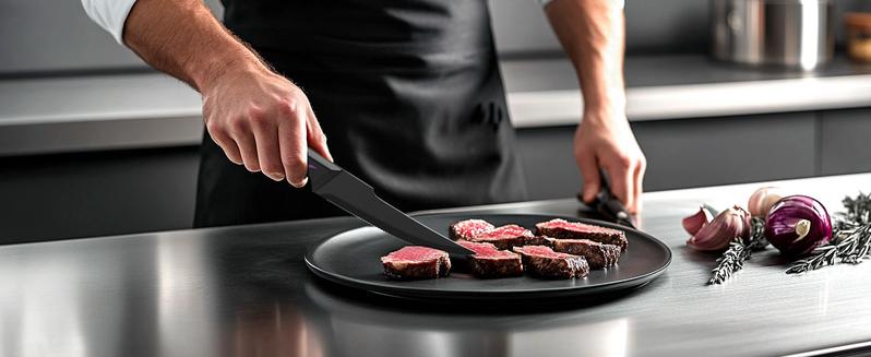 ASETY 15PCS Cyberpunk Knife Set from Future Kitchen Knife Set with Built-in Knife Sharpener Block, Stainless Steel Knife Block Set, Dishwasher Safe Mordern Knife Set, Elegant Box for gift