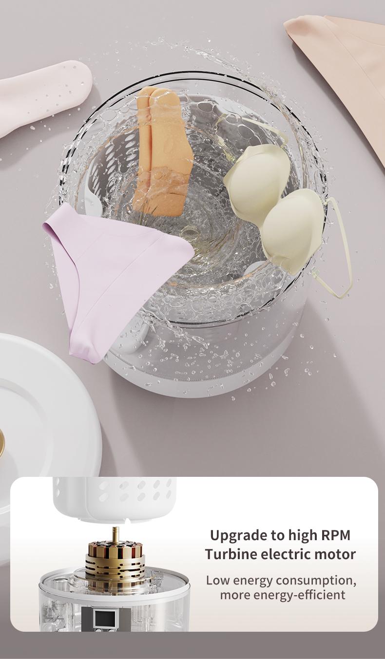 Portable Mini Automatic Washing Machine, Compact Design, Ideal for Dorms, Camping, Car Use, Lightweight, Fast Wash and Spin Dry, Easy to Clean Clothes