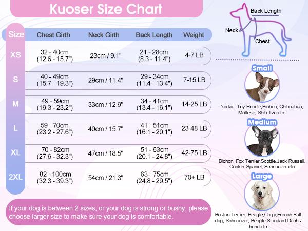 Kuoser Dog Surgery Recovrey Suit, Dog Spay Recovery Suit Female, Neuter Suit for Male Dogs, Professional Dog Surgical Recovery Suit Dog Onesie for Surgery Prevent Licking Surgical Shirts, Fuddle wuddle patch puppy